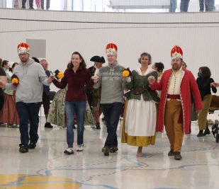 Gateway Arch visitors dance at Washington’s Ball with 19th-century music and actors dressed in traditional 1800s clothing.