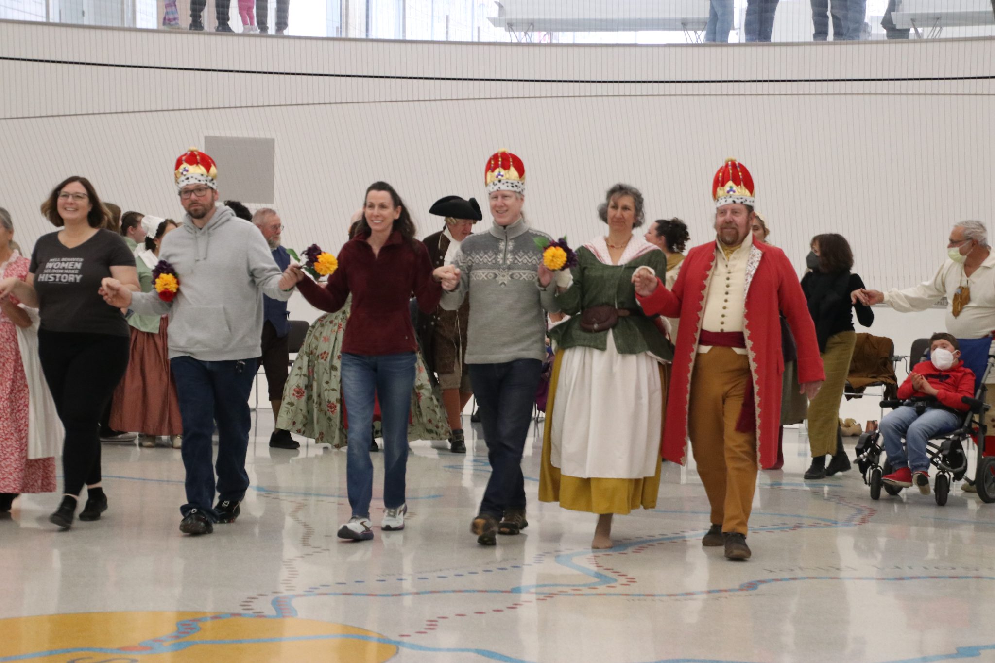 Gateway Arch visitors dance at Washington’s Ball with 19th-century music and actors dressed in traditional 1800s clothing.